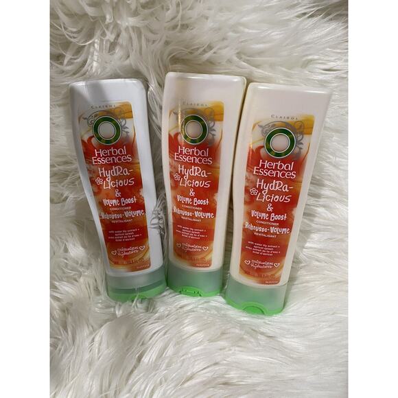 3 Herbal Essences Hydra-Licious Volume Boost Conditioner 10.1 Oz. Each - Picture 1 of 1